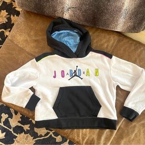Girls Air Jordan Hoodie Sweatshirt Size Large